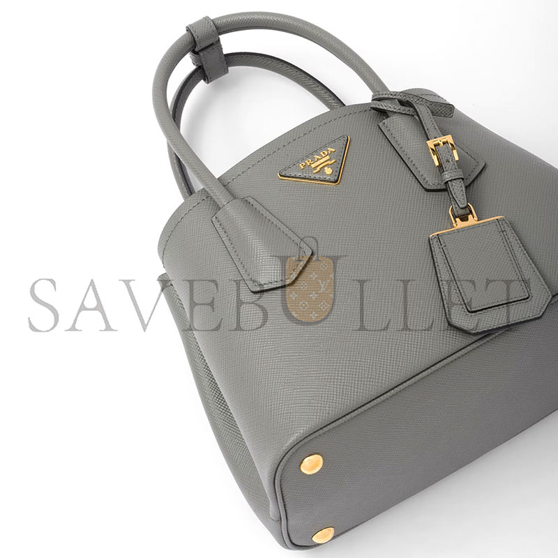 PRADA SMALL PRADA DOUBLE SAFFIANO LEATHER BAG 1BG443 01 (25*18.5*12.5cm)